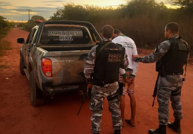 Acusado de homicídio é preso em flagrante na cidade de Picos