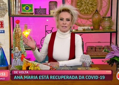 Ana Maria Braga em retorno ao Mais Você