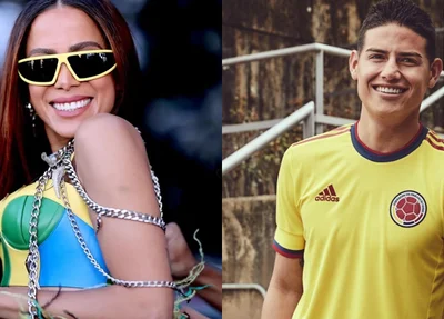 Anitta e James Rodríguez