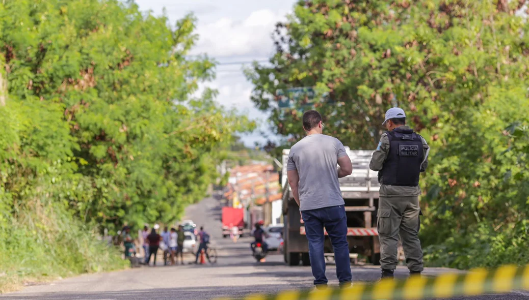 Área foi isolada peal Polícia Militar do Piauí