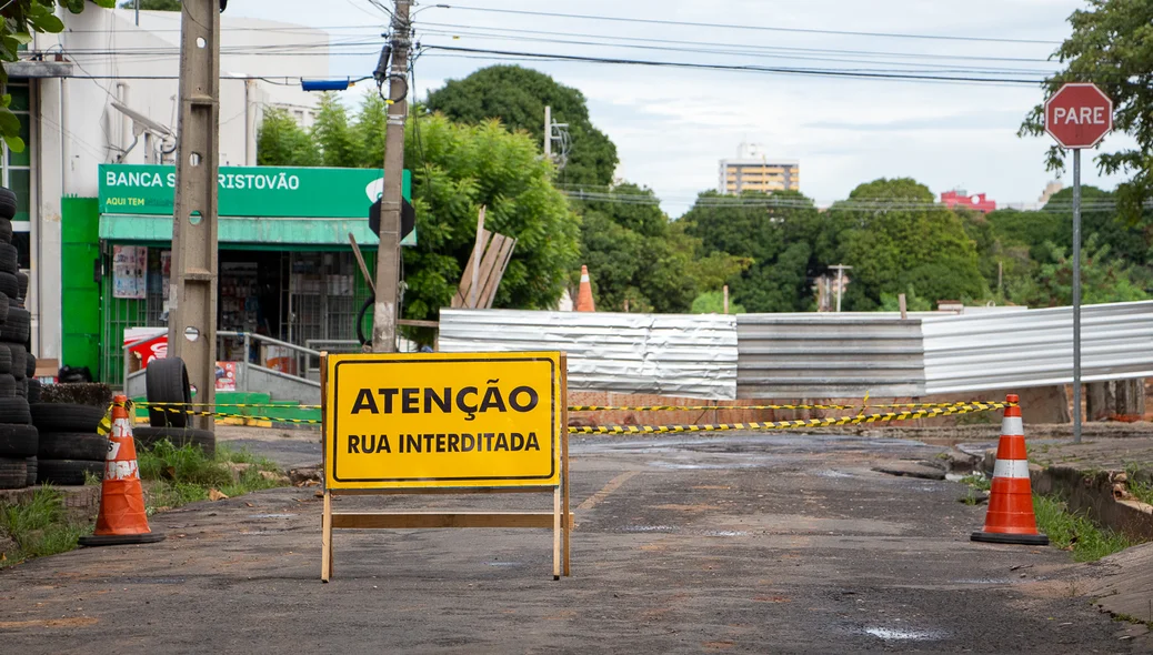 Área interditada