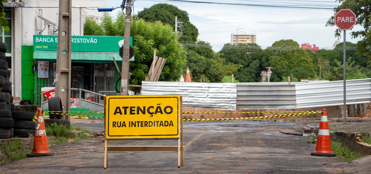 Área interditada