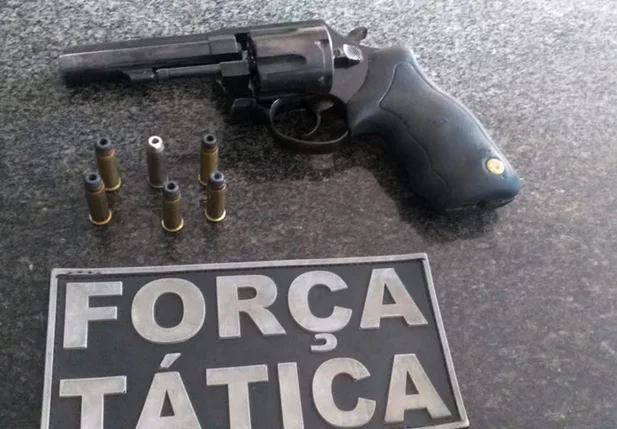 Arma de fogo apreendida em Campo Maior
