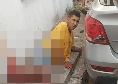 Assaltante ficou com as duas pernas quebradas em Caxias