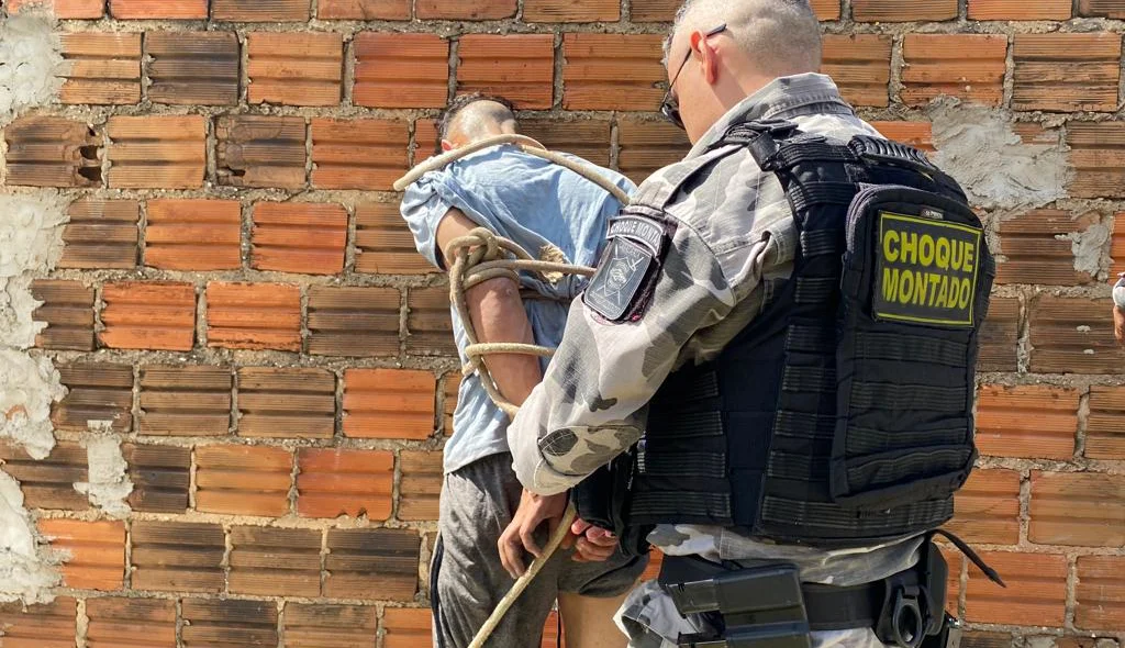 Assaltante foi preso em flagrante