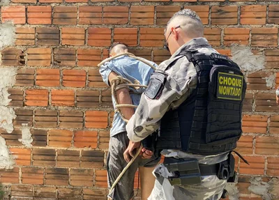 Assaltante foi preso em flagrante