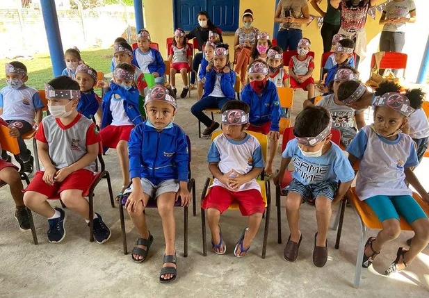 Atividades educativas em Nossa Senhora de Nazaré