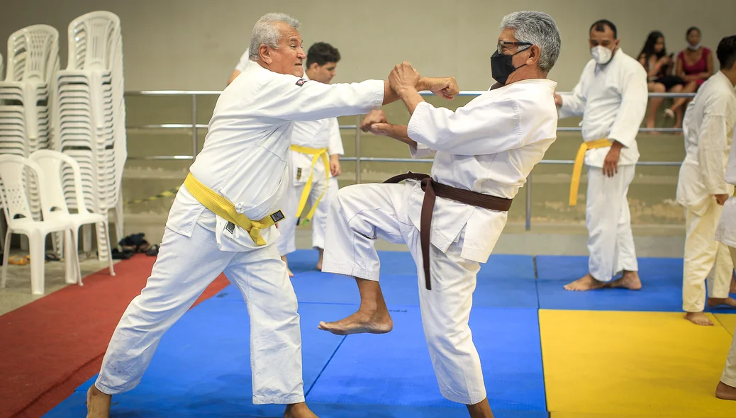Atletas do judô