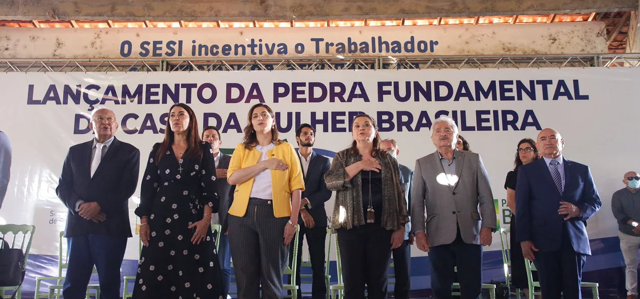 Autoridades presentes no evento