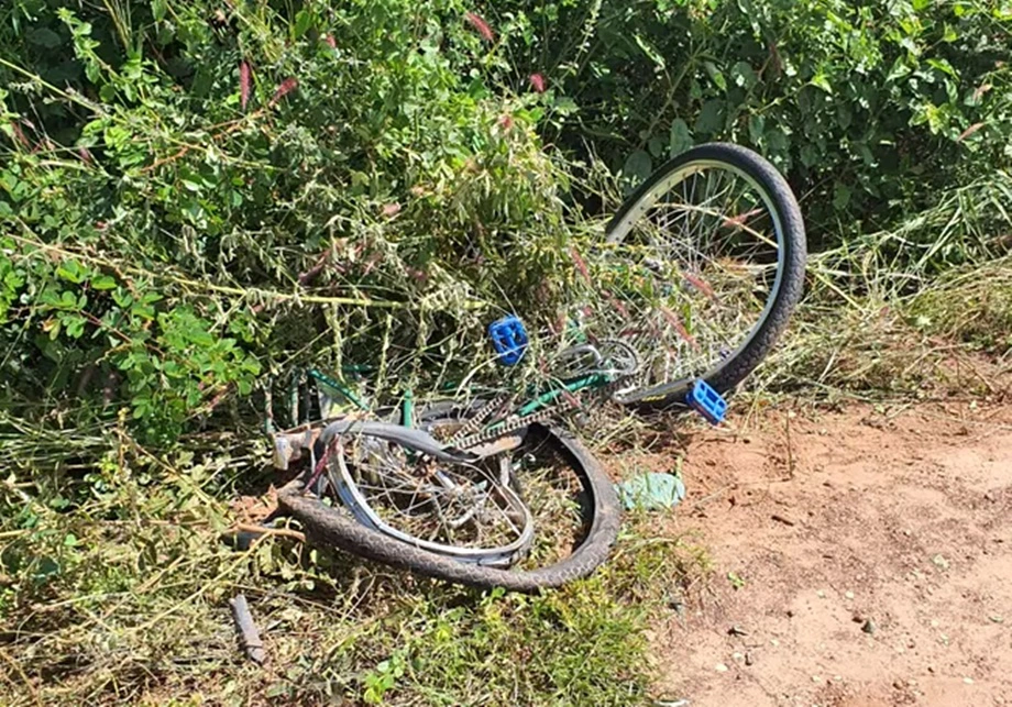 Bicicleta da vítima