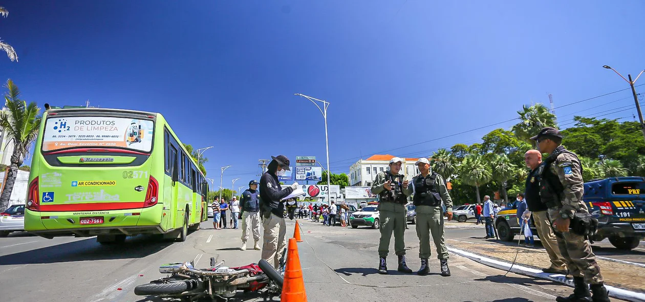 Bptran isolou o local do acidente