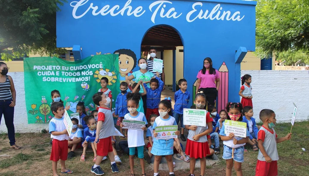 Creche realiza atividades educativas em Nossa Senhora de Nazaré