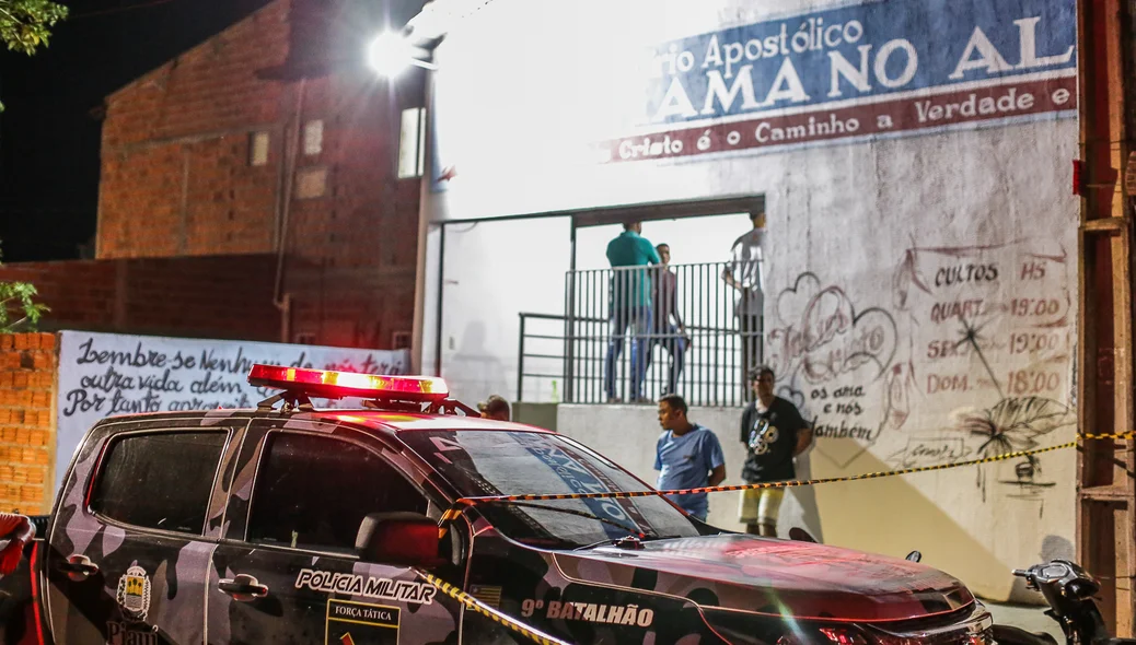Crime aconteceu ao lado de uma igreja