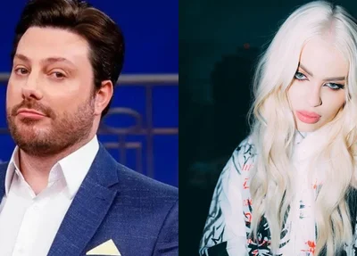 Danilo Gentili e Luísa Sonza
