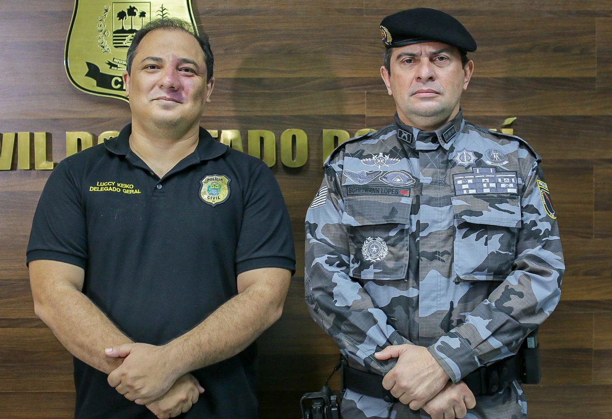 Delegado Geral da Polícia Civil e Comandante Geral da Polícia Militar