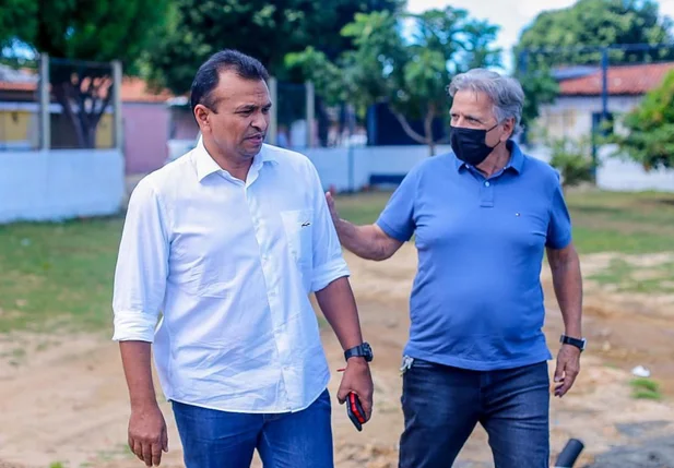 Deputado Fábio Abreu e Secretário de Esportes Júnior Berger