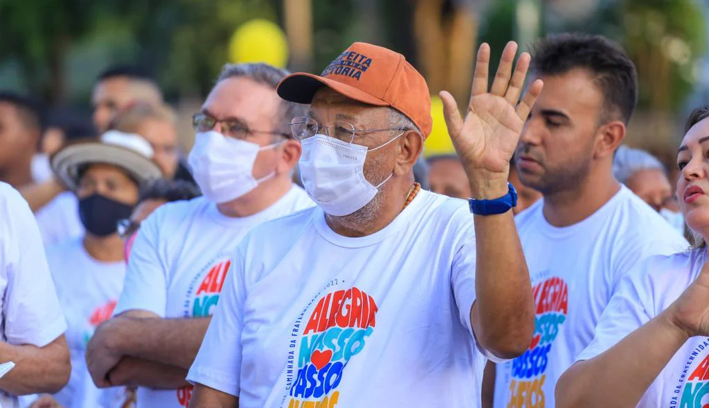 Dr. Pessoa participou da caminhada