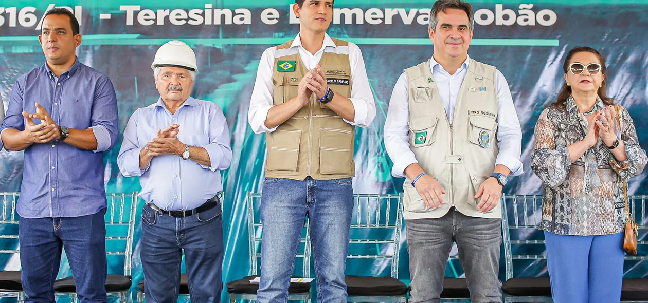 Elmano Férrer, Marcelo Sampaio e Ciro Nogueira