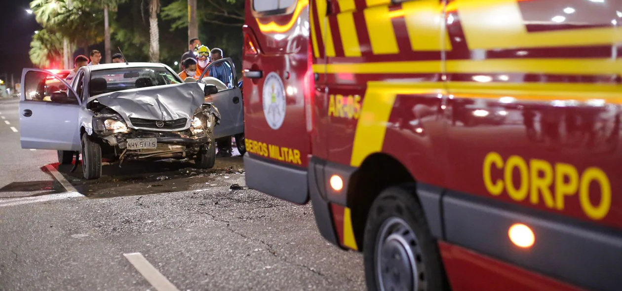 Equipe do Corpo de Bombeiros foi acionada