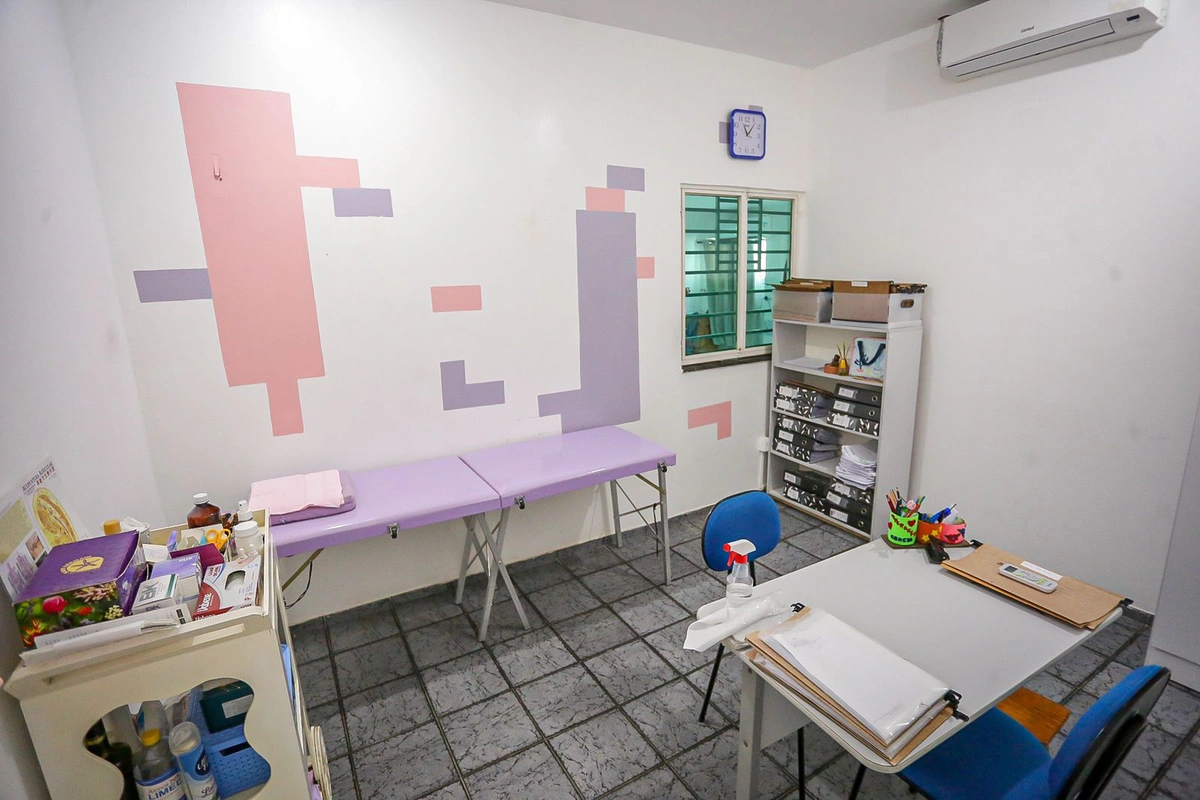 Espaço onde é realizado o atendimento de mulheres no Centro Esperança Garcia