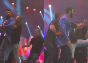 Fã invade show de Gusttavo Lima