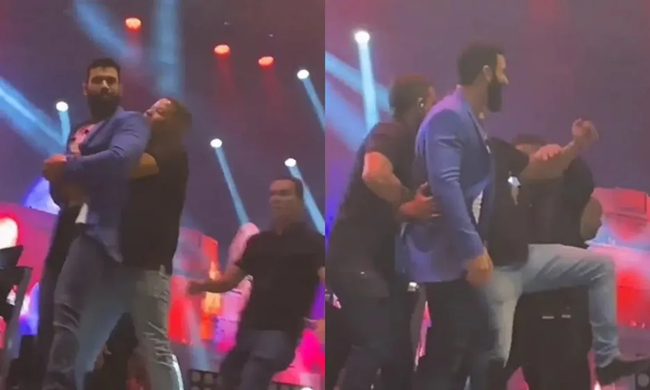 Fã invade show de Gusttavo Lima