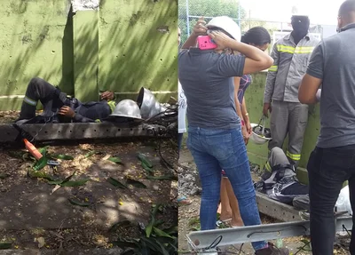 Funcionário da Teresina Luz sofreu acidente no Mafrense