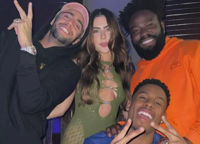 Jade Picon, Paulo André, Pedro Scooby e Douglas Silva