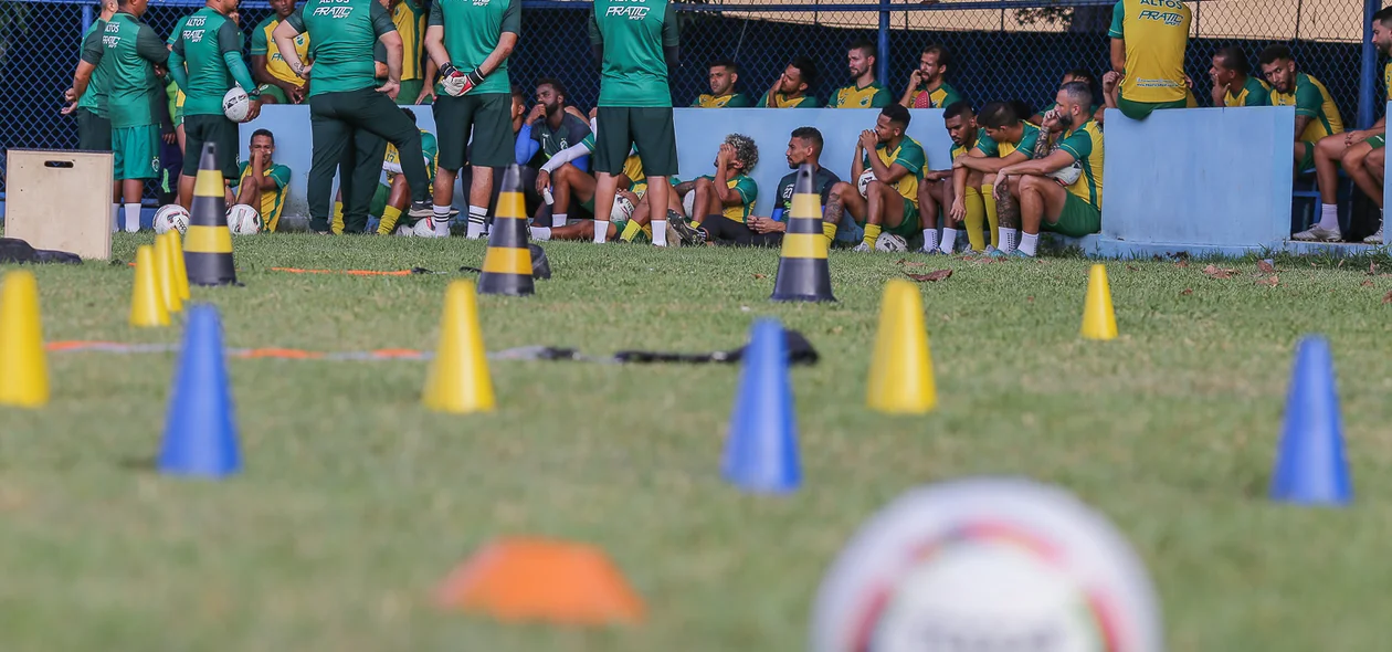 Jogadores e comissão tecnica