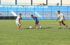 Jogo treino contra a equipe sub-20 do Tiradentes