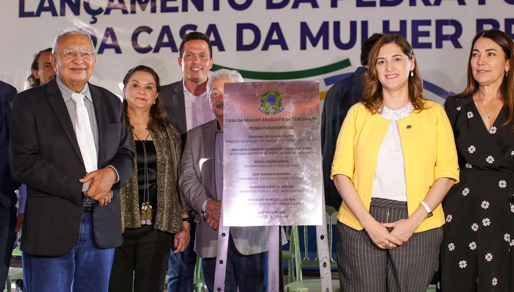 Lançamento da obra da Casa da Mulher
