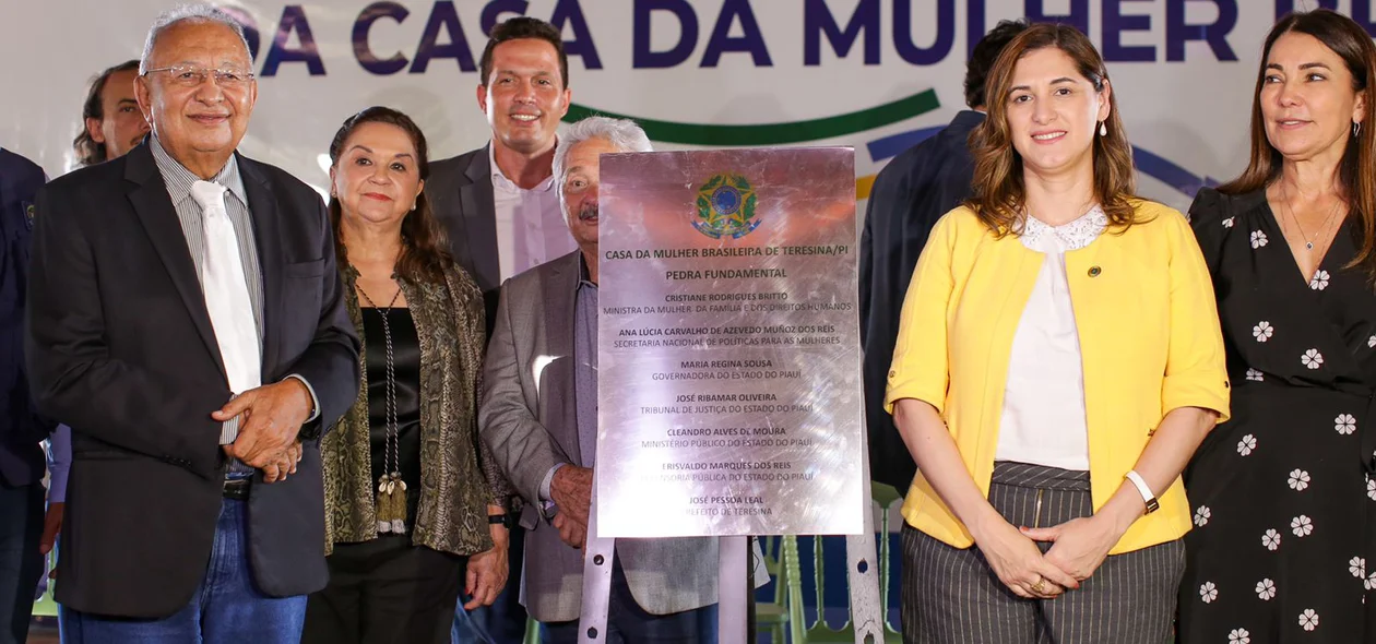 Lançamento da obra da Casa da Mulher