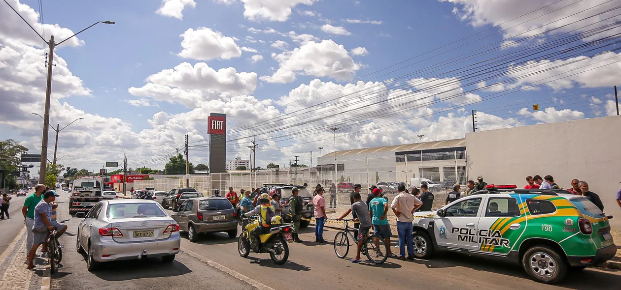 Local foi isolado pela Polícia Militar