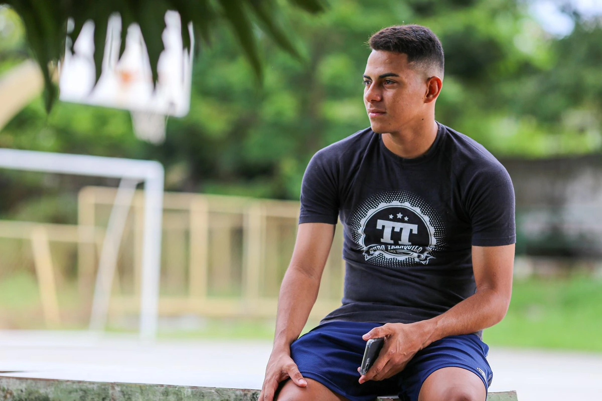 Lucas Campos, atacante do Altos