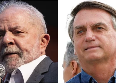 Lula e Jair Bolsonaro