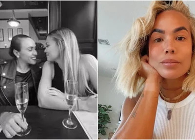 Marta e Carrie juntas, e ao lado, Toni