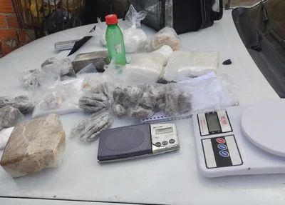Material apreendido em diligências da Força Tarefa
