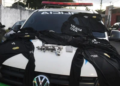 Material apreendido pela Força Tarefa em Teresina