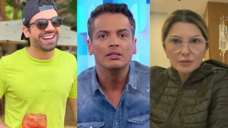 Matheus Baldi, Leo Dias e Antonia Fontenelle