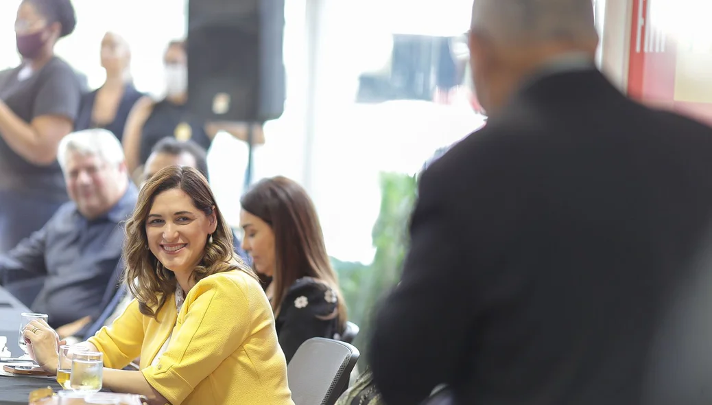 Ministra da Mulher Cristiane Britto