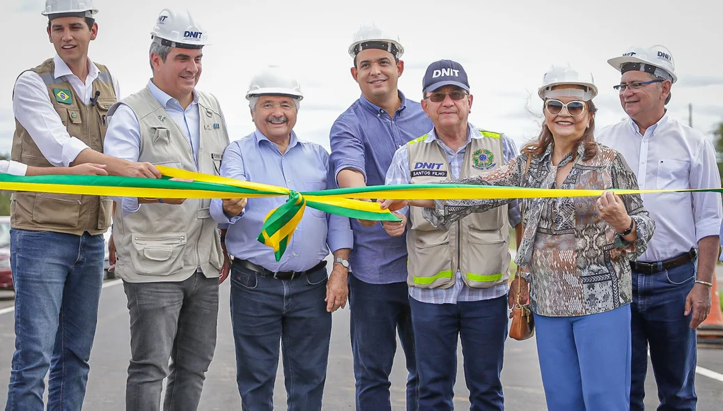 Ministros Ciro Nogueira e Marcelo Sampaio entregam duplicação da BR-316, no km 23