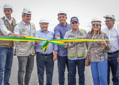 Ministros Ciro Nogueira e Marcelo Sampaio entregam duplicação da BR-316, no km 23