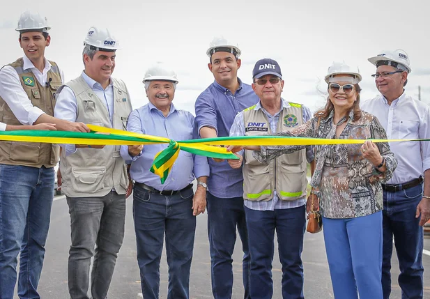 Ministros Ciro Nogueira e Marcelo Sampaio entregam duplicação da BR-316, no km 23