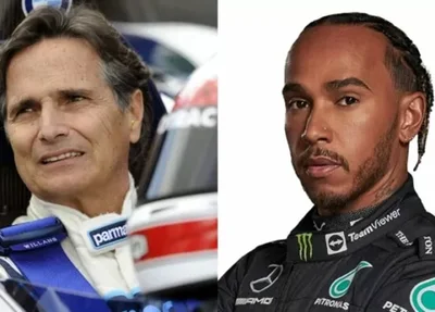 Nelson Piquet e Lewis Hamilton