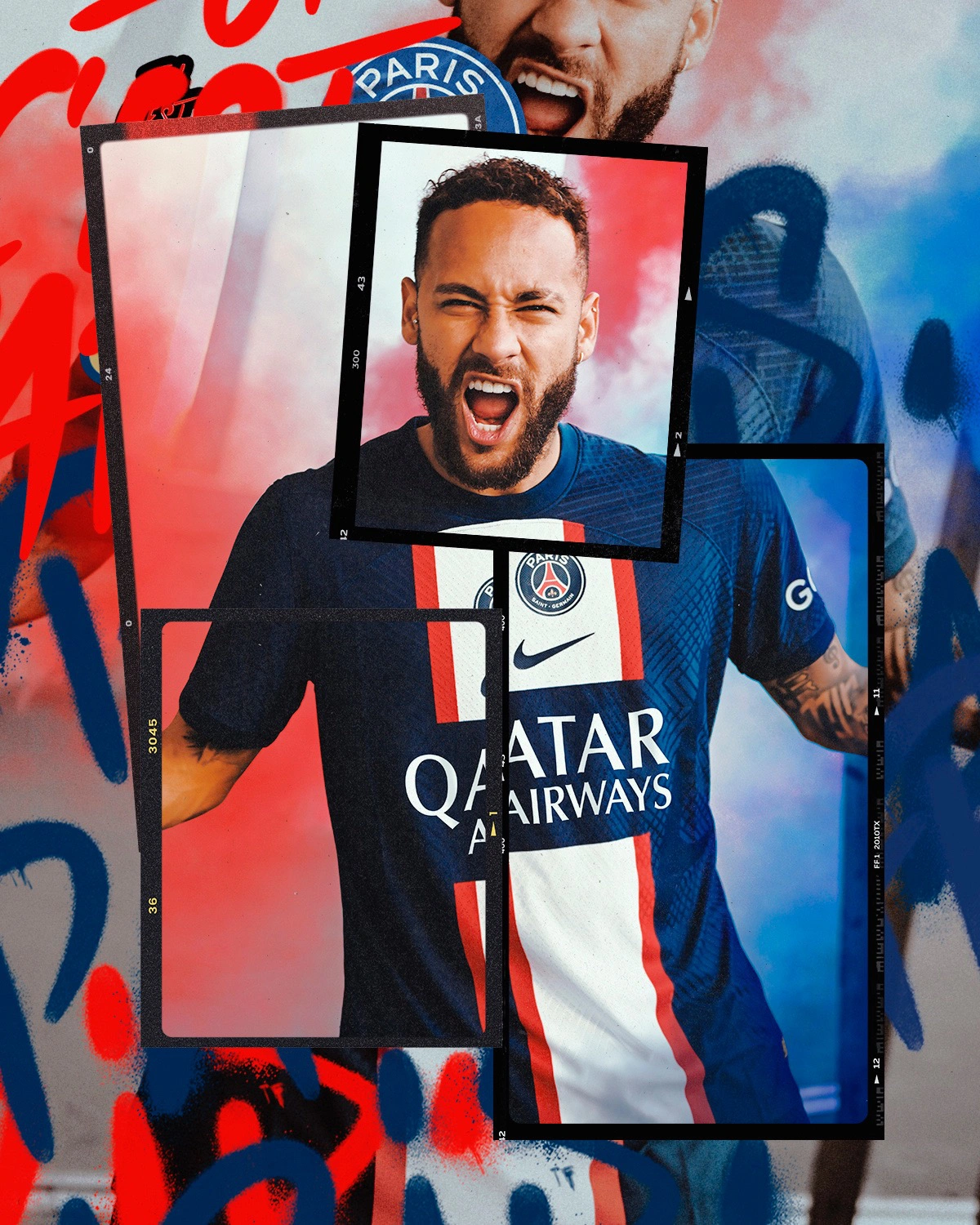 Apos especulacao sobre saida Neymar aparece no comercial do PSG GP1
