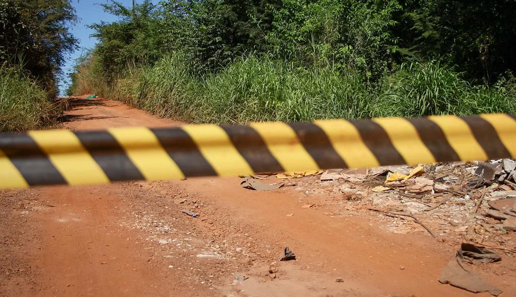 O local foi isolado pela polícia