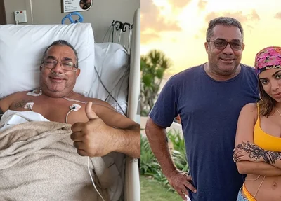 Painitto no hospital e ele ao lado da filha