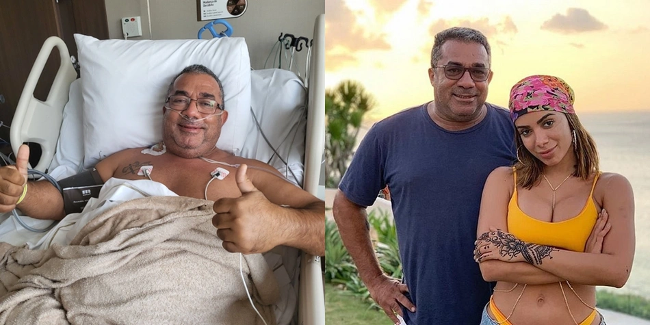 Painitto no hospital e ele ao lado da filha
