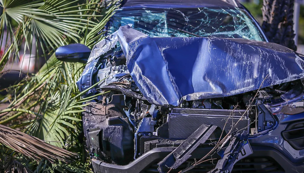 Frente do Fiat Pulse ficou destruída