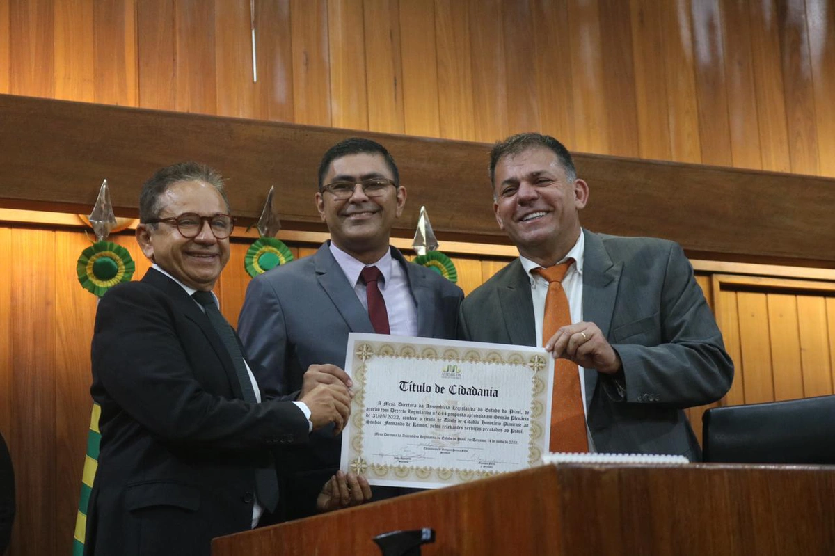 Pastor Fernando de Ramos recebe título de cidadania piauiense